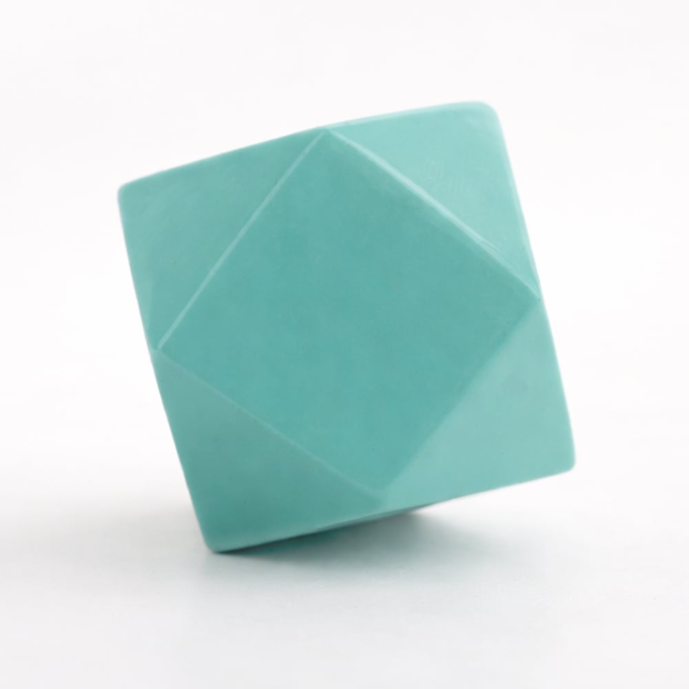Sage Green Geometric Wooden Cabinet Knob